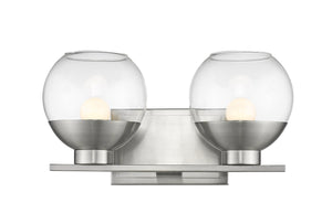 Osono 2 Light Vanity in Brushed Nickel Finish