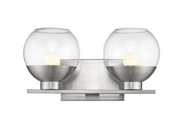 Osono 2 Light Vanity in Brushed Nickel Finish