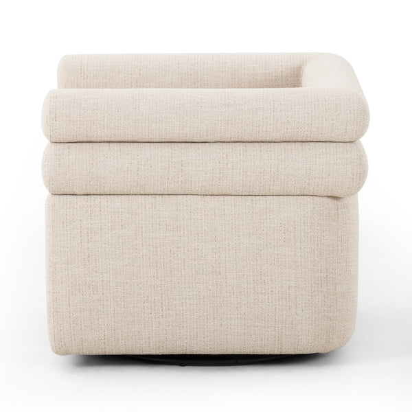 Evie Swivel Chair In Hampton Cream