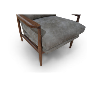 Moe's Arturo Accent Chair in Brown Leather