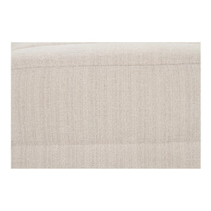 Moe's Verity Stool in Oatmeal Upholstery