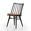 Lewis Windsor Chair W Cushion In Black Oak