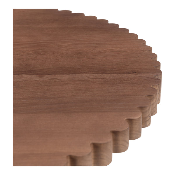 Moe's Nomi Cafe Table with Brass Base