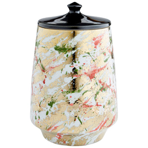 Ardent Splash Container in Multi-color Glaze