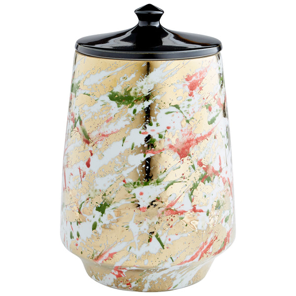 Ardent Splash Container in Multi-color Glaze