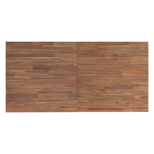 Bedford 75" Rect. Dining Table Square Legs In Brushed Brown 