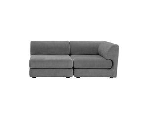 HARMONY MODULAR - ARMLESS CHAIR - DANNY DARK GREY