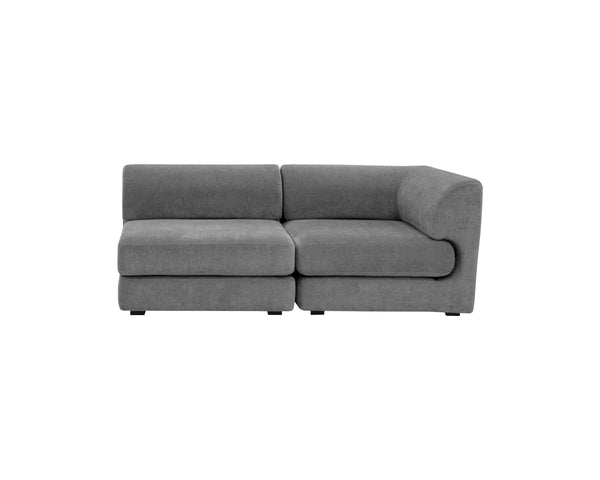 HARMONY MODULAR - ARMLESS CHAIR - DANNY DARK GREY
