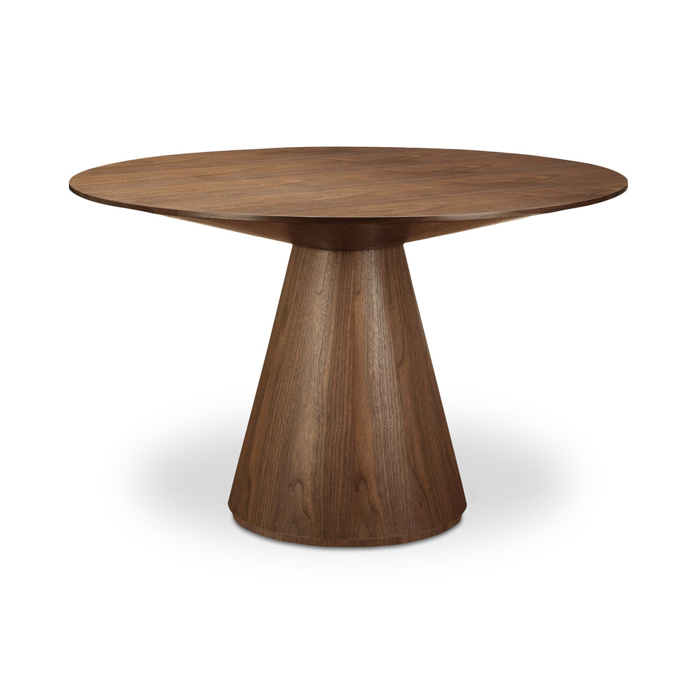 Moe's Otago 47" Round Walnut Dining Table