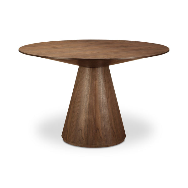 Moe's Otago 47" Round Walnut Dining Table
