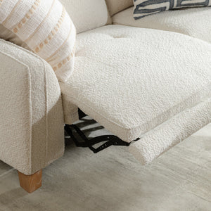 Conway Power Recliner Sofa with Dual Recline - Ivory