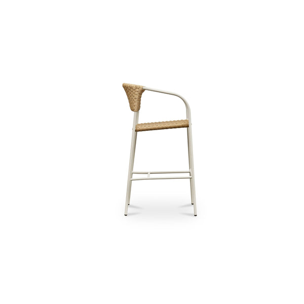Moe's Zola Outdoor Bar Stool Natural