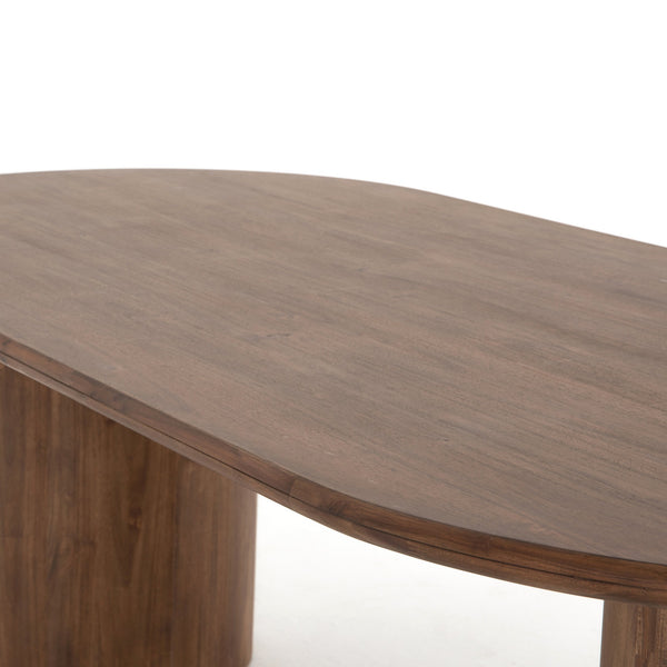 Paden Dining Table in Seasoned Brown Acacia