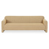 Leo Sofa in Chartreuse with Curved Back