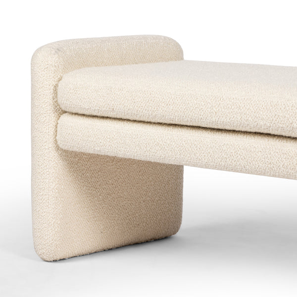 Serena Accent Bench in Durham Cream