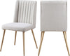 Alexandra Dining Chair In Brushed Gold