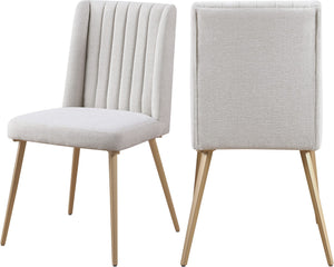 Alexandra Dining Chair In Brushed Gold