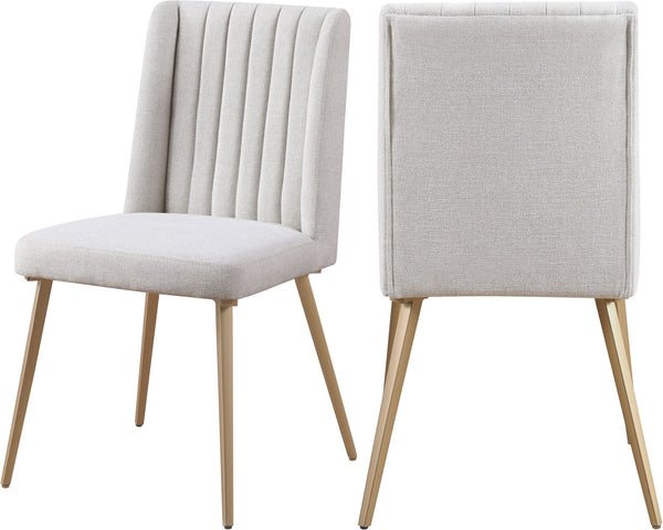 Alexandra Dining Chair In Brushed Gold