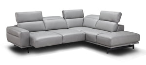 Rayan Light Grey Sectional in Right Facing