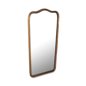 Moe's Keyes Mirror Aged Brass