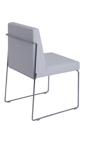 astoria chair in white leather