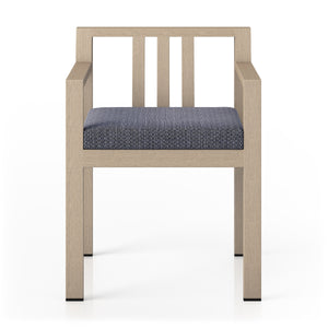 Monterey Outdoor Dining Armchair In Brown