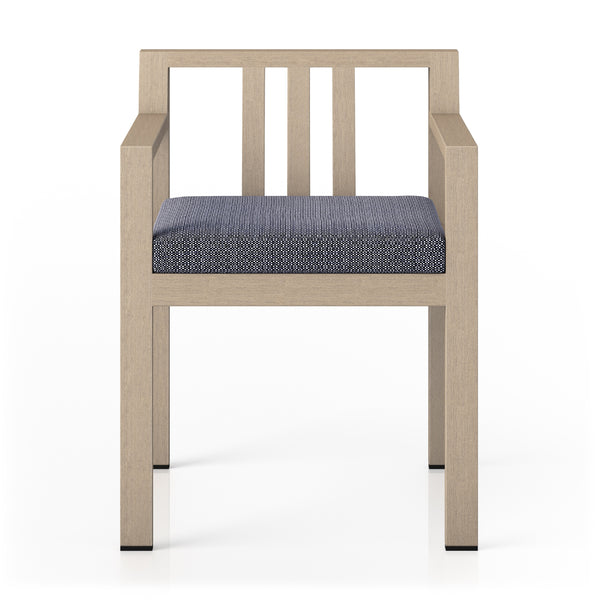 Monterey Outdoor Dining Armchair In Brown