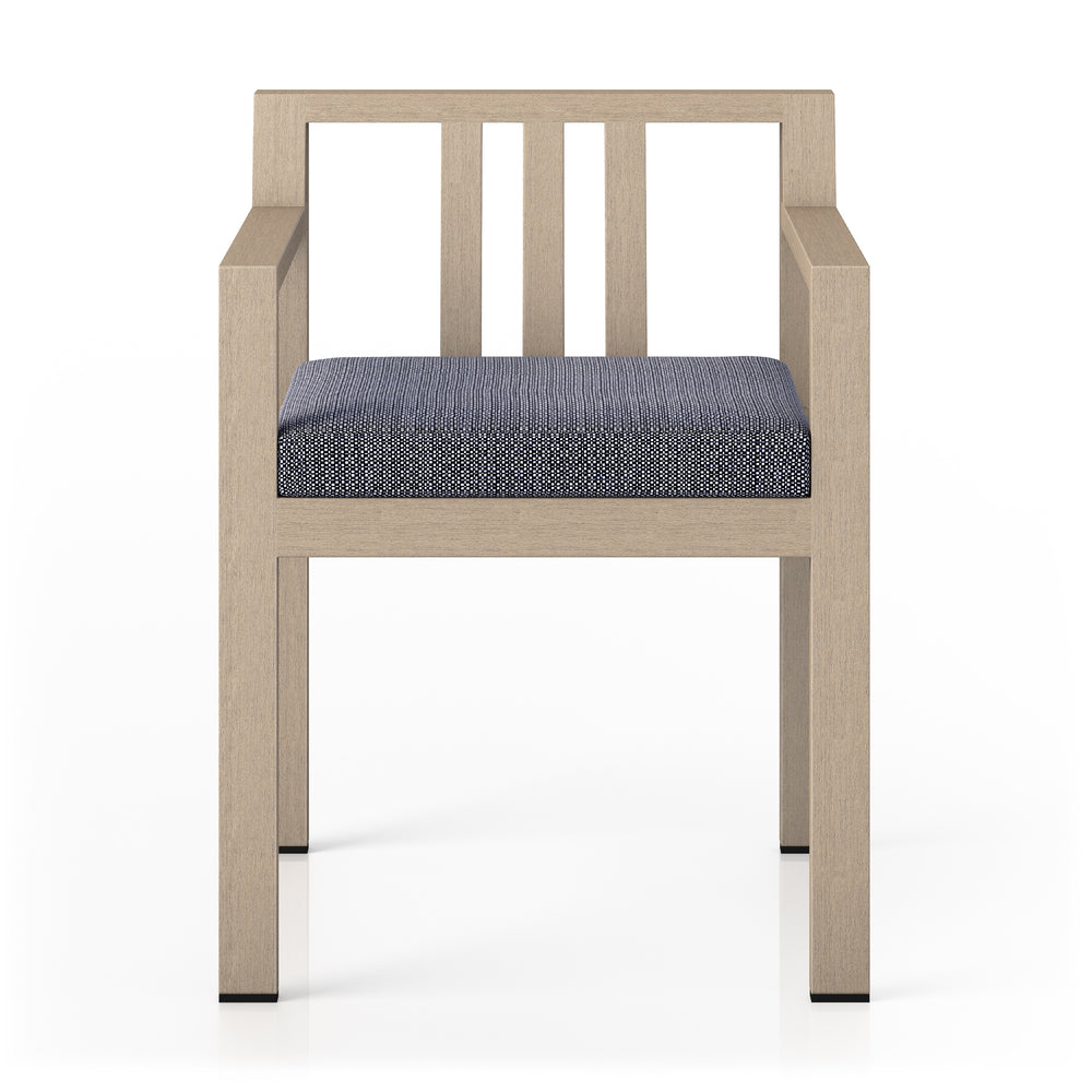 Monterey Outdoor Dining Armchair In Brown