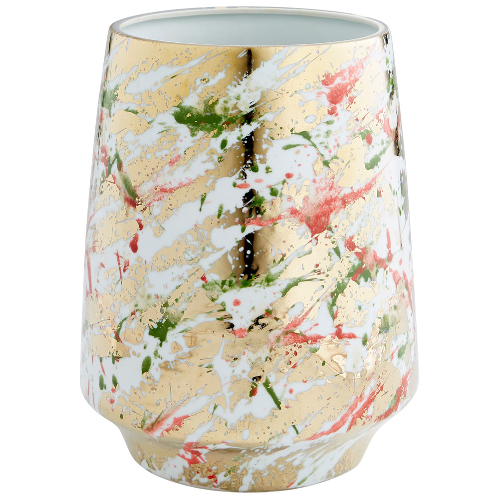 Ardent Splash Container in Multi-color Glaze