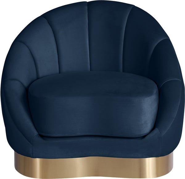 Jesse Chair In Navy Velvet