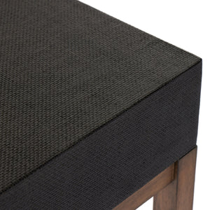 Fiona Desk In Black Raffia