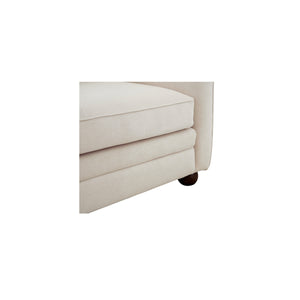Moe's Amira Sofa in Oat Beige - Polyester Upholstery