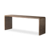 Leo Console Table in Rustic Grey
