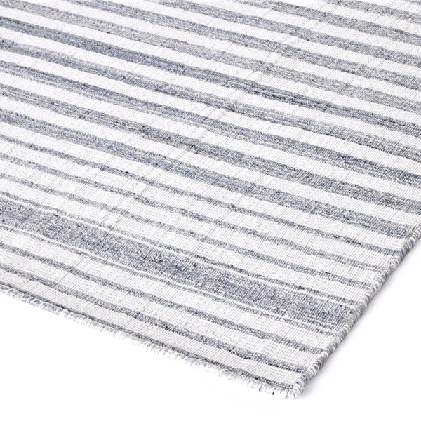 Selena Outdoor Rug In Blue Stripe And 10'x14'
