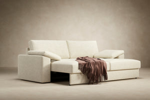 VILANDER SOFA BED, CUSHION ARMS, 57"X79"