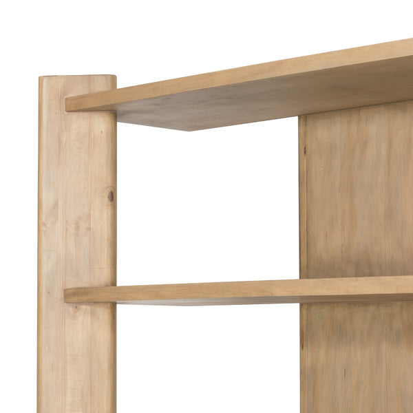 Edmund Bookcase In Smoked Pine