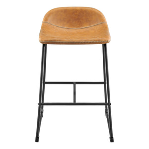 Leighton KD PU Counter Stool, Vintage Cedar