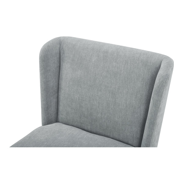 Cormac Rolling Dining Chair in Slate Green