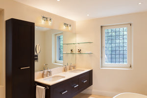 Joliet 2 Light Vanity in Brushed Nickel Finish