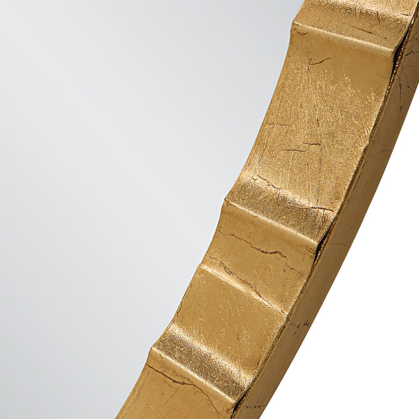 Dandridge Gold Round Mirror