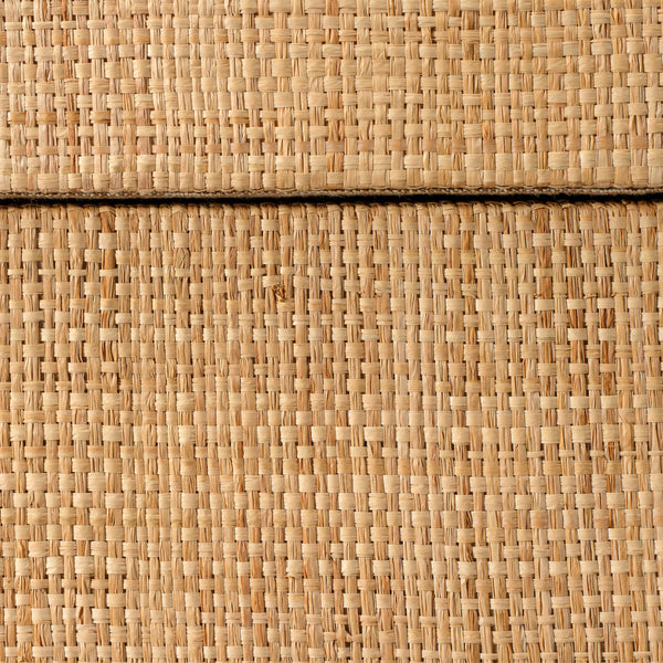 Montecito 1-Drawer Raffia Side Table