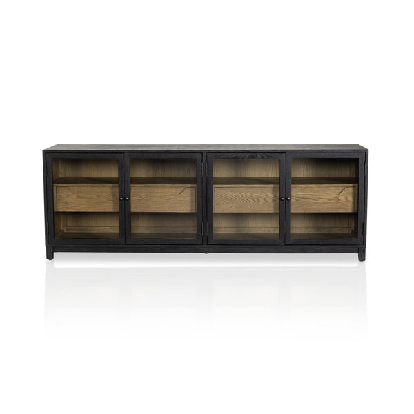 Millie Media Console - Drifted Matte Black