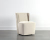 AMITA WHEELED DINING CHAIR - PICCOLO PROSECCO