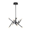 Batton 14.5W LED Pendant in Black