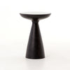 Marlow Mod Pedestal Table-Brushed Bronze