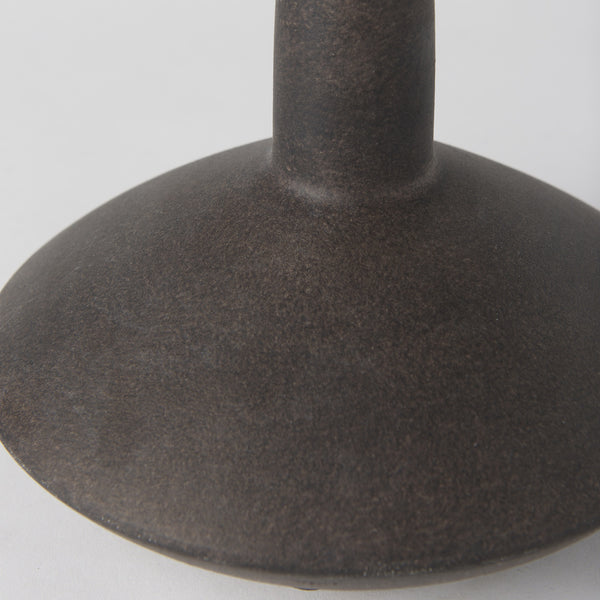 Rylee 6.9H Dark Brown Ceramic Vase
