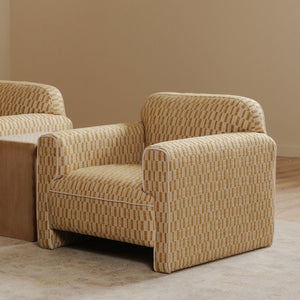 Moe's Leo Accent Chair in Chartreuse