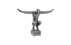Outstretched Arms Sculpture, Aluminum, Smallall
