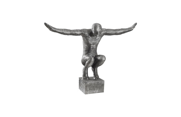 Outstretched Arms Sculpture, Aluminum, Smallall