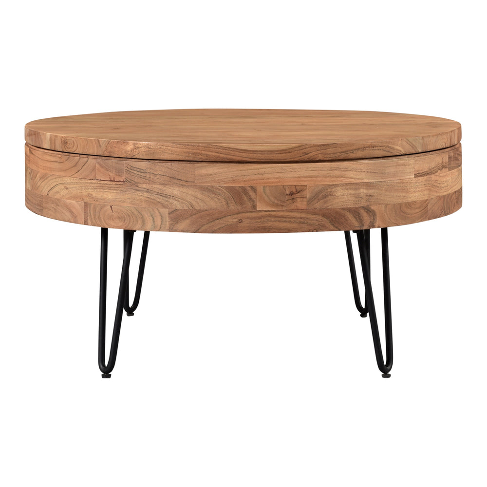 Privado Storage Coffee Table in Natural Finish